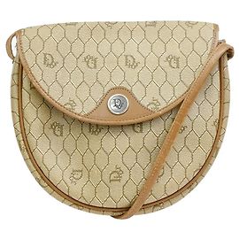 Christian Dior Vintage Honeycomb Canvas