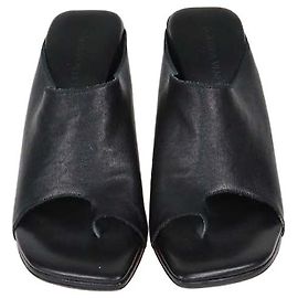 Mules in pelle nera Bottega Veneta