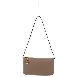 Hermès Hermes Etoupe Evercolor Leather Zipengo Chaine d'Ancre To Go Pouch