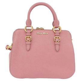 Miu Miu Madras Convertible Leather Medium
