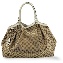 Gucci Sukey Tote GG Canvas und Leder medium