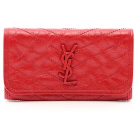 Yves Saint Laurent Paris Niki Bi-fold Long Wallet