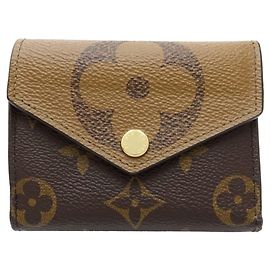 Portafoglio Tri-fold Louis Vuitton Monogram Giant Reverse