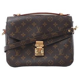 Louis Vuitton Metis MM Pochette Monogram Canvas Crossbody Bag in Brown M44875