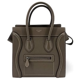 Céline Celine Luggage Grainy Leather Nano