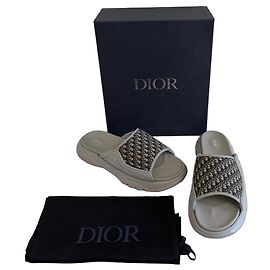 Sandales Dior H-Town Monogram Gris
