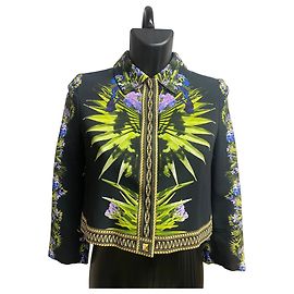 Givenchy RESORT 2012 di Riccardo Tisci Giacca corta floreale botanica (FR 38)