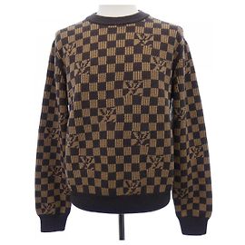 Louis Vuitton Rippstrick-Pullover aus Denim
