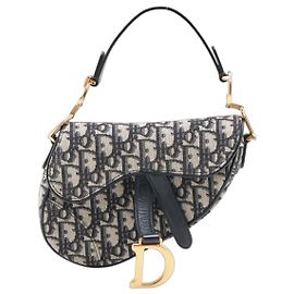 Dior Mini mala Saddle Oblique Navy 2019