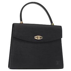 LOUIS VUITTON Bolso de Mano Epi Malesherbes Negro M52372 LV