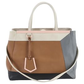 Bolsa de mão em couro Fendi Toujours 2JOURS 8BH250