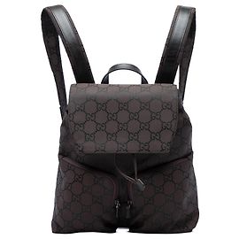 Zaino Gucci in nylon GG marrone