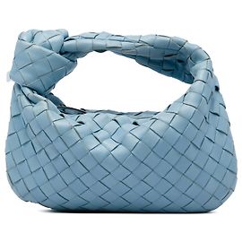 Bottega Veneta Mini Jodie in Nappa Intrecciato Blu