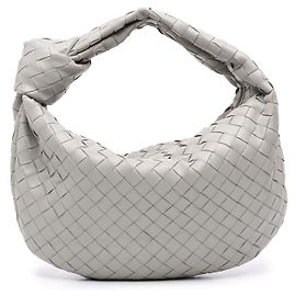 Bottega Veneta Gray Teen Nappa Intrecciato Jodie