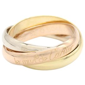 Anillo Cartier Trinity en oro rosa blanco y amarillo