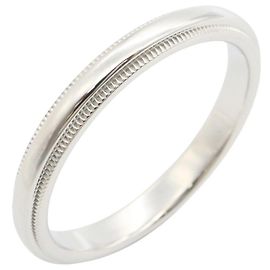 Autre Marque Anello Fascia Milgrain Tiffany & Co. in Platino