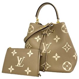 Borsa Louis Vuitton Monogram Empreinte Bicolor NeoNoe MM