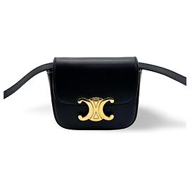 Céline Celine Triomphe Triomphe Coated Canvas Mini