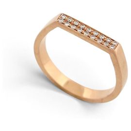 VANRYCKE BONNIE AND CLYDE BB1R101 SIEGELRING T45 18K GOLD DIAMANTEN