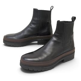 Hermès NEUE HERMES H202952Z 45 CHELSEA SCHWARZ LEDER STIEFELETTEN BOOTS SHOES