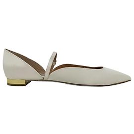 Bailarinas Aquazzura Bellezza en piel blanca