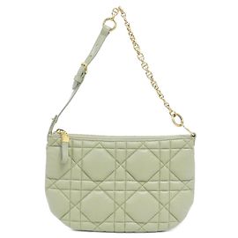 Bolsa de Ombro Christian Dior Dior Caro em Pele de Bezerro
