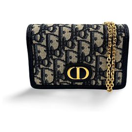 Christian Dior 30 Montaigne Nano Convertible Belt Oblique Canvas