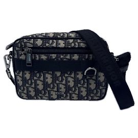 Bolso de hombro mini Safari en jacquard Oblique Christian Dior