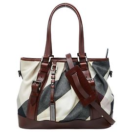 Burberry Mega Check Tote Bag