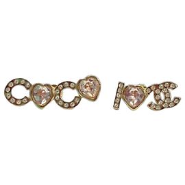 Orecchini a lobo Chanel I Love Coco Gold