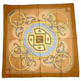 Hermès Hermes George Washington's Carriage Seidentuch