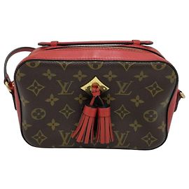 Borsa Louis Vuitton Saint-Onge Monogram Coquelicot