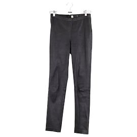 Pantaloni slim in pelle neri Zadig & Voltaire
