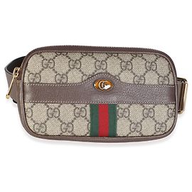 Gucci Ophidia Gürteltasche aus beige GG Supreme Canvas