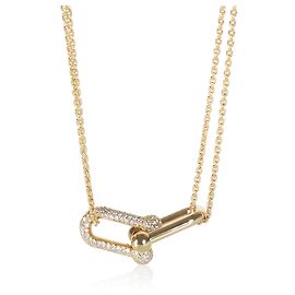 Tiffany & Co. HardWear Anhänger Large Model mit Doppelgliedern aus Gelbgold und Diamanten