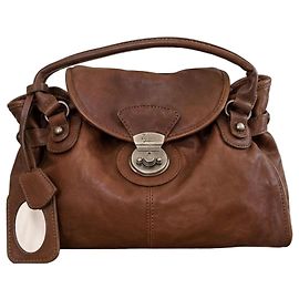 Ulla Johnson Braune Lederhandtasche