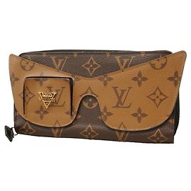 Louis Vuitton Monogram Reverse Zippy Shady Langbeutel