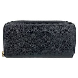 Chanel Black Long Wallet
