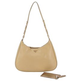 Borsa a tracolla in pelle Prada Triangle Logo