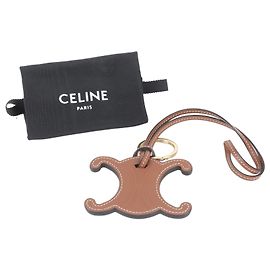 Céline Celine Triomphe Porte-clés et Bijou de Sac en Cuir
