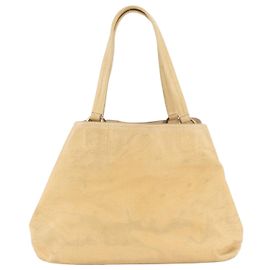 Sac cabas en cuir Prada Triangle Logo