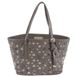 Saco Tote em couro Sasha Star Studded Jimmy Choo