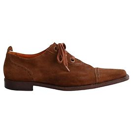 Etro brown suede lace up shoes