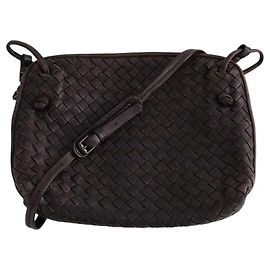 Borsa a tracolla Bottega Veneta in pelle marrone