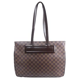 Bolso de hombro Louis Vuitton Parioli GM Damier Ebene en marrón N51124