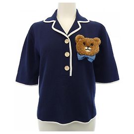 Leder-Poloshirt mit Brosche Gucci KAI×GUCCI Collection Limited