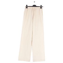 Loulou de Saison Pantalones de algodón blanco