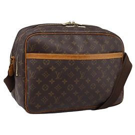 LOUIS VUITTON Monogram Reporter GM Shoulder Bag M45252 LV