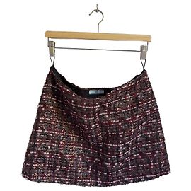 Prada Tweed Mini Skirt