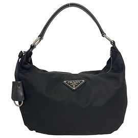 Borsa a tracolla Prada in nylon e pelle